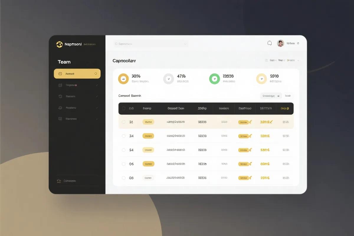 球队数据对比示意图